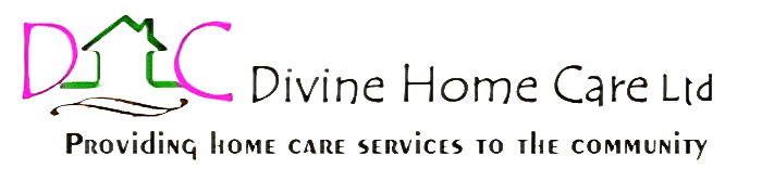 logo for divine home care